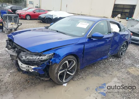 2018 Honda Accord Sport z USA, uszkodzony, nr VIN 1HGCV1F3XJA132198